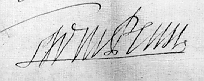 signature de William Penn